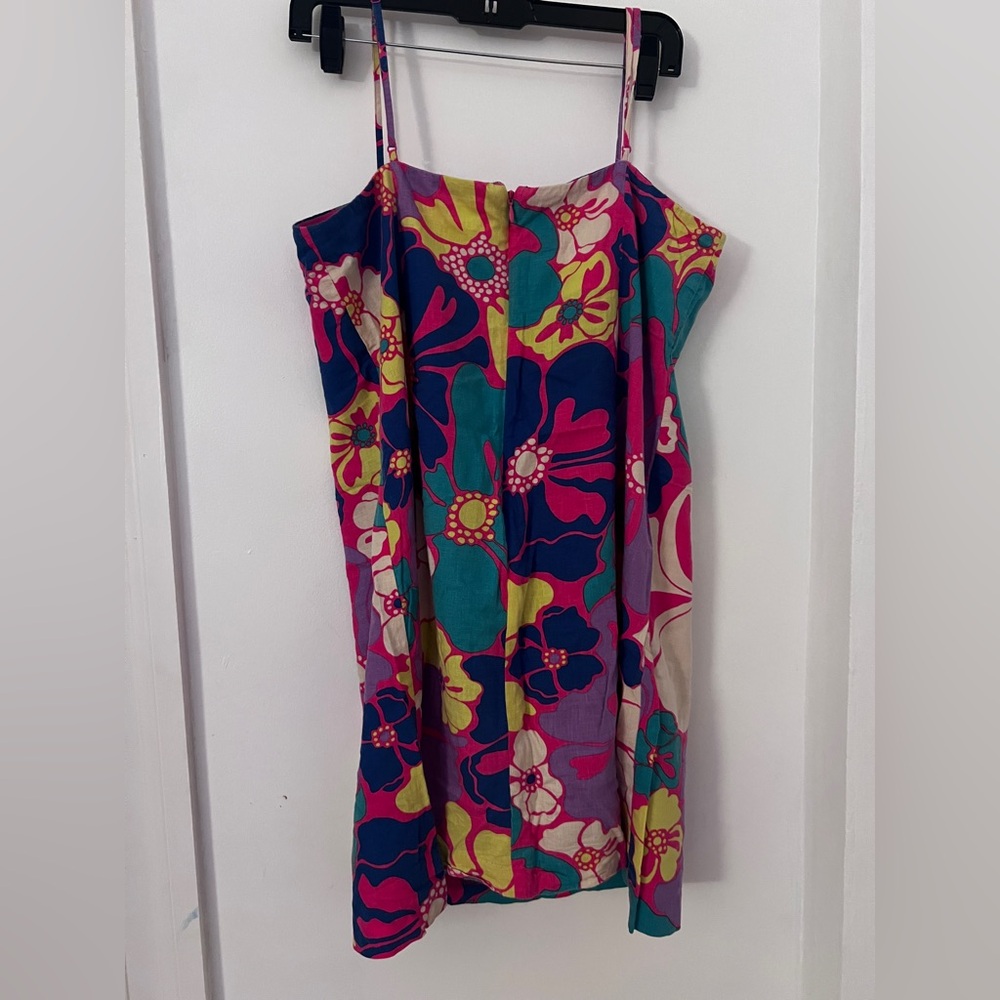 GAP Floral Midi Dress - Pink, Blue, Yellow